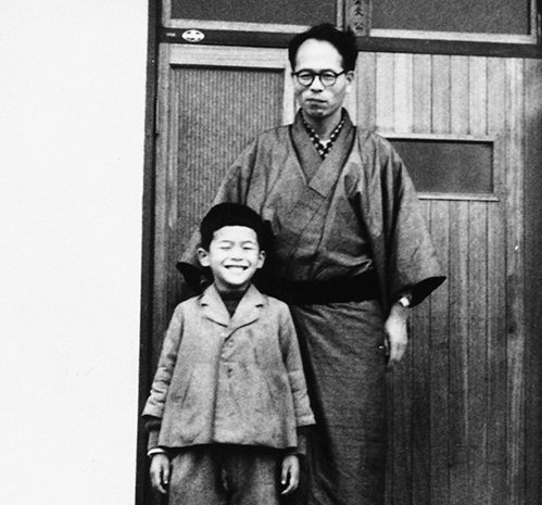 Toru Kumon and his son